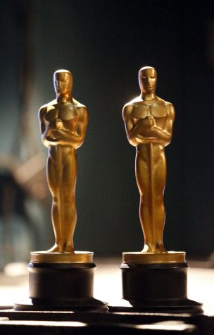 Oscar statues, stand-ins for the real deal, are ready backstage during rehearsals on Saturday, February 22, 2013, in the Dolby Theatre at the Hollywood and Highland Center in Los Angeles, California, as preparations are in full swing for the 85th Academy Awards show on Sunday. (Al Seib/Los Angeles Times/MCT)