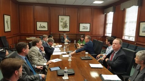 UNCW Board of Trustees meets just before confirming C.B. McGrath as UNCW's men's basketball coach.