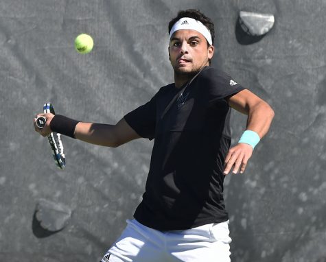 Agustin Savarino, a sophomore from Argentina, clinched the CAA title for UNCW on Sunday, April 23.