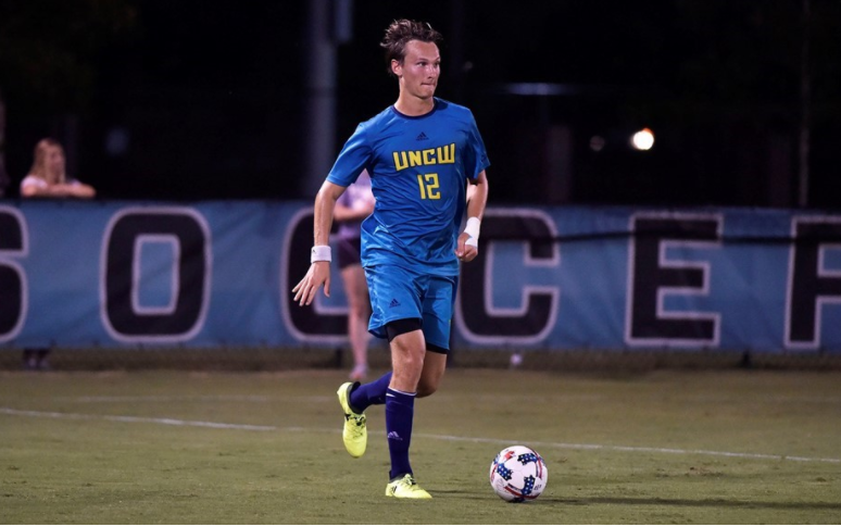 Hjalmar Ekdal handles the ball during UNCWs 2-1 win over Elon on Wednesday, Sept. 27.