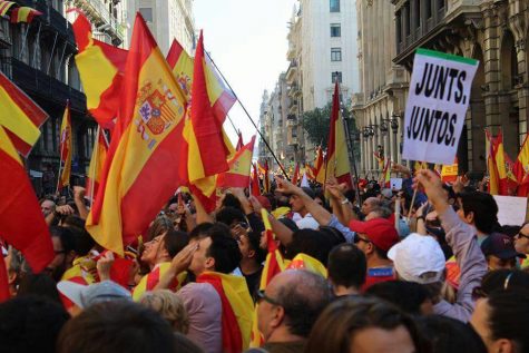 In Catalonia, the people have been protesting in the streets for independence. The Seahawk's Miriam Himes spoke on her experience witnessing these events.