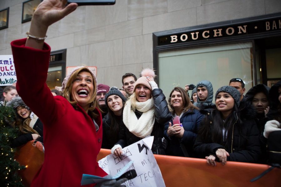 Hoda Kotb on Friday, Dec. 22, 2017 on NBCs Today. Kotb has been named co-anchor of Today, taking over the chair of fired co-anchor Matt Lauer. (Nathan Congelton/NBC/TNS)