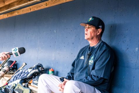 UNCW baseball coach Mark Scalf