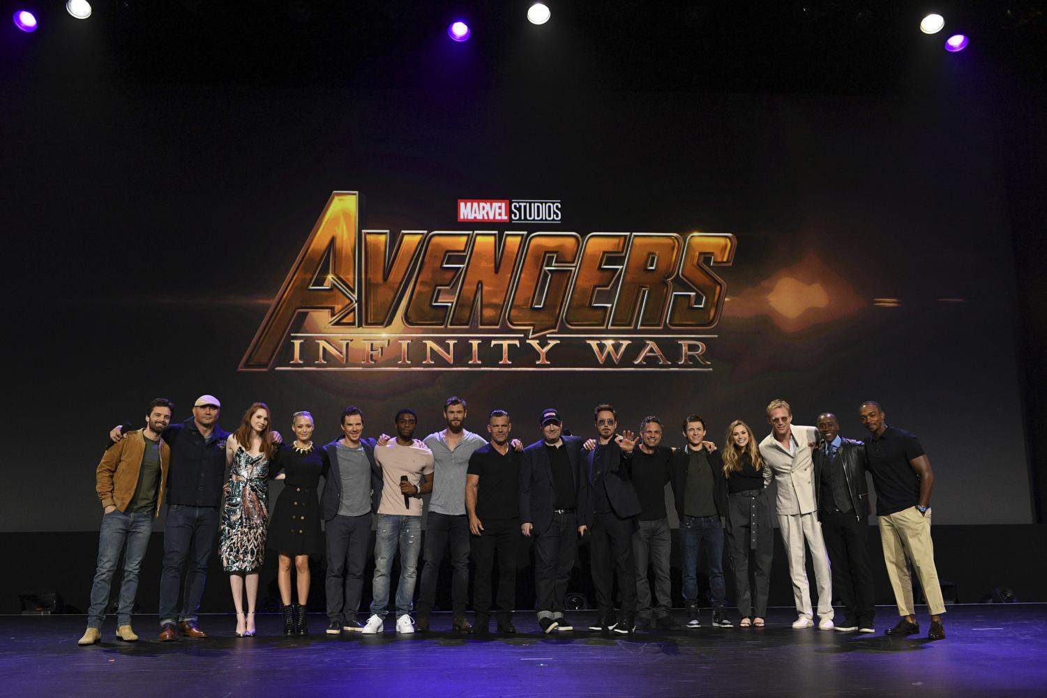 Half of the cast of