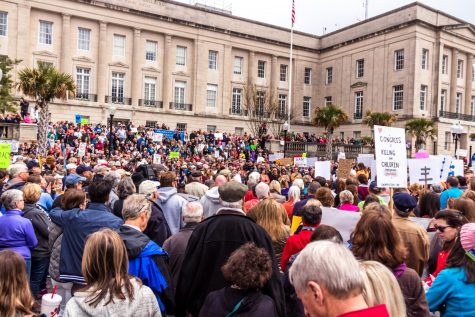 Major areas of the March for our Lives protest in Downtown Wilmington saw protestors gather in front of the Alton Lennon Federal Building on North Water Street.