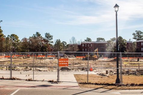 UNCW parking construction