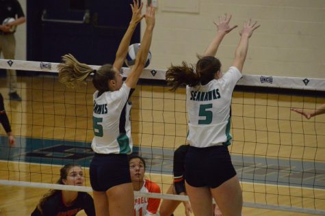 No. 15 Kendall Bender and no. 5 Madison Peters