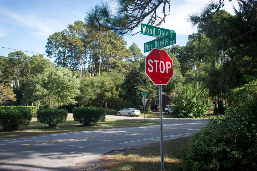 The intersection of Wood Dale and Pine Needle Drive, where many students reside, was the site of a recent reported abduction attempt