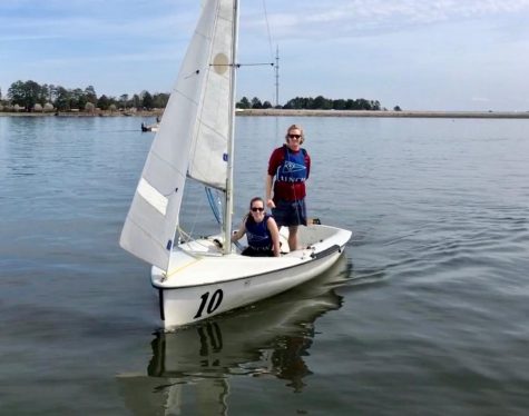 UNCW sailors Graham Shivers and Allie Howard 