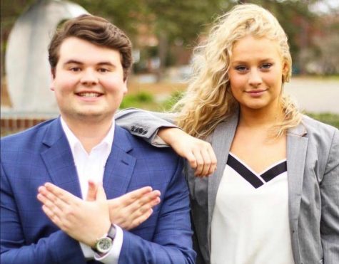 Nolan Dunagan, left, and Anna-Kelly Fink, right