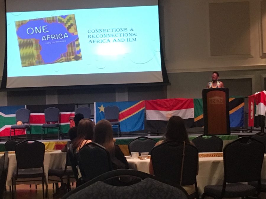 Dr. Nana-Akua Amponsah, UNCW history professor and keynote speaker of One Africa: Many Connections