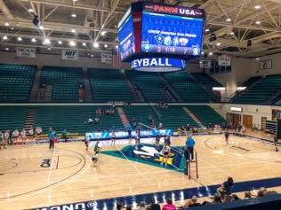 UNCW Volleyball takes on NC A&T on Saturday, Sep. 21, 2019. 