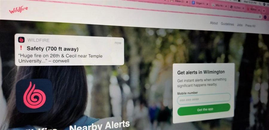 Homepage+of+Wildfire+app%2C+where+you+can+register+your+number+to+receive+updates+and+download+the+app.