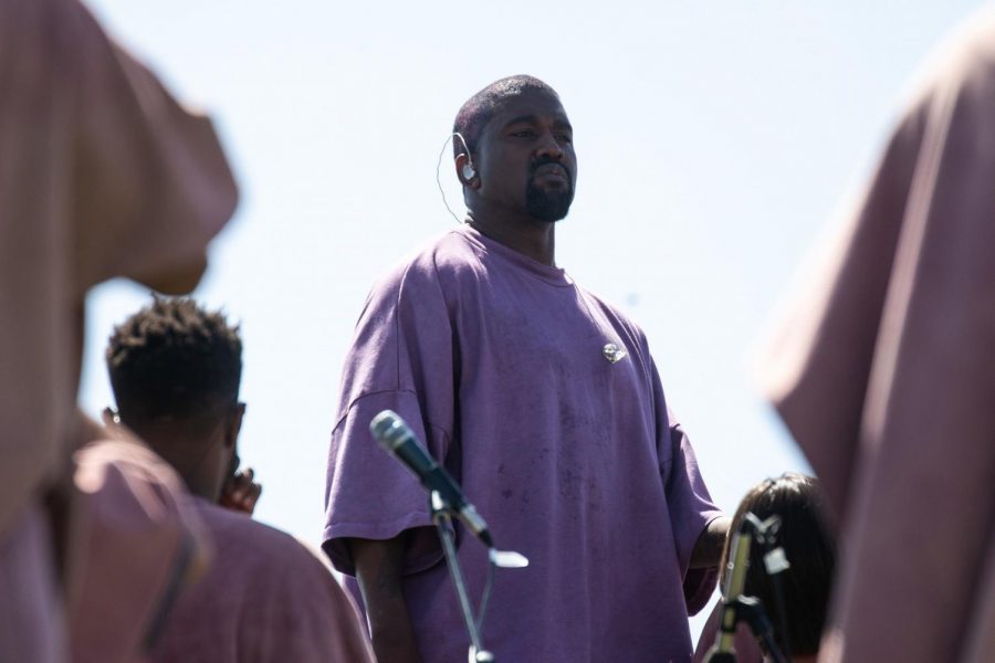 Kanye West, pictured at Coachella in April, presented a playback of his new album and film Oct. 23 at the Forum. (Kent Nishimura/Los Angeles Times/TNS)