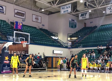 UNCW during its matchup with Mt. Olive on Nov. 20, 2019.