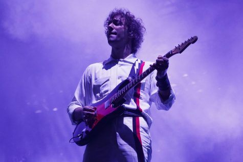The Strokes perform during the first day of the 2019 Lollapalooza Music Festival in Grant Park, Aug, 1, 2019 in Chicago, Illinois.