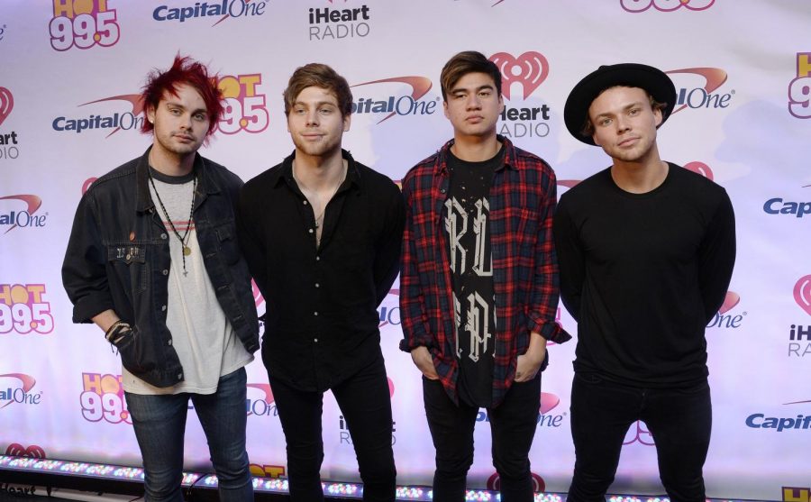 5 Seconds of Summer attends the Jingle Ball 2015 red carpet on Monday, Dec. 14, 2015, in Washington, D.C. (Olivier Douliery/Abaca Press/TNS)