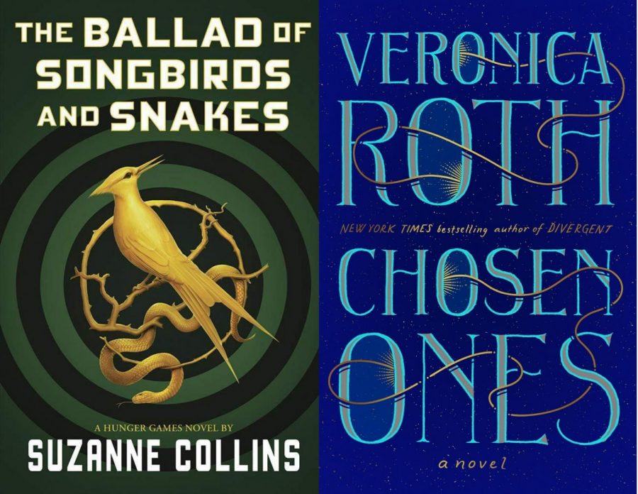 A Ballad of Songbirds and Snakes by Suzanne Collins and Chosen Ones by Veronica Roth.