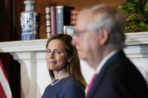 Amy Coney Barrett meets with Senate Majority Leader Mitch McConnell