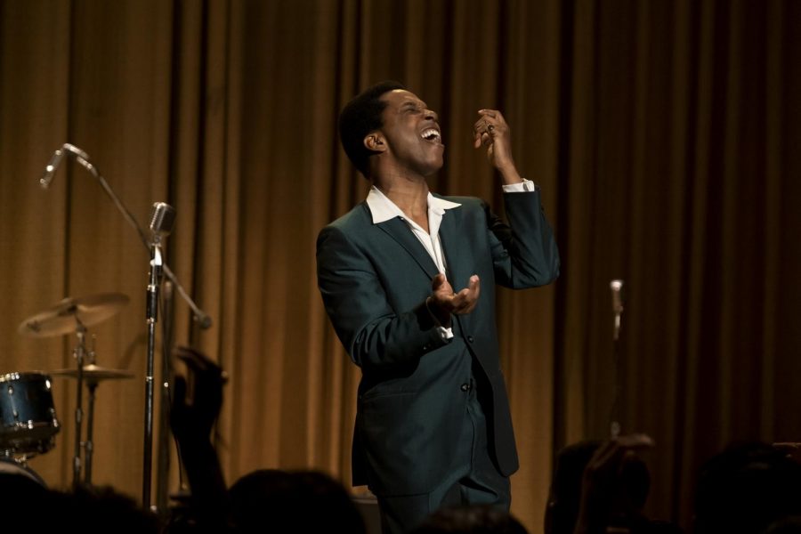 “One Night in Miami...” thoughtfully ends with a performance by Sam Cooke, portrayed by Leslie Odom Jr.

Photo by Patti Perret - TNS
