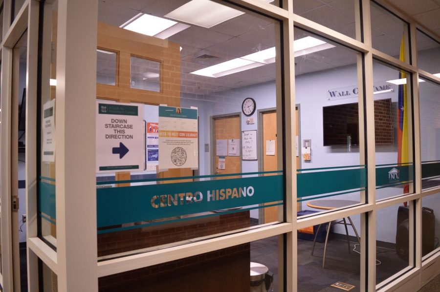 The Centro Hispano office in Fisher.
