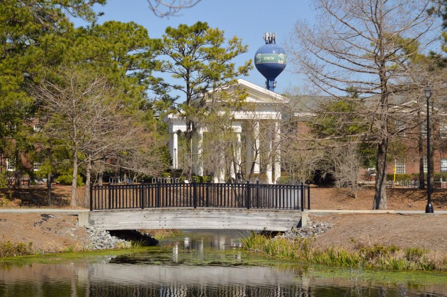A look across the UNCW pond.