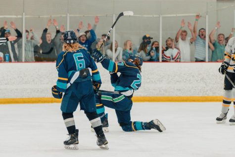 Daniel McGeever after scoring a goal during UNCW's match with Appalachian State on Sep. 11, 2021 (Zachary Kilby)