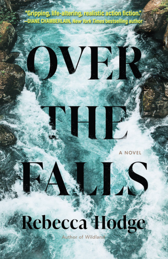 The front cover of Over The Falls by Rebecca Hodge
