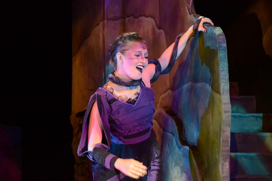 Elizabeth Montgomery as the mischievous sprite, Ariel in The Tempest.