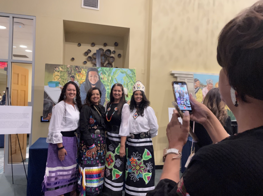 Pamela Young-Jacobs, Vice-Chief of the Waccamaw-Siouan Tribe, was both honored in We Are the Seeds and gave the Elder Blessing at the ceremony on November Third. 