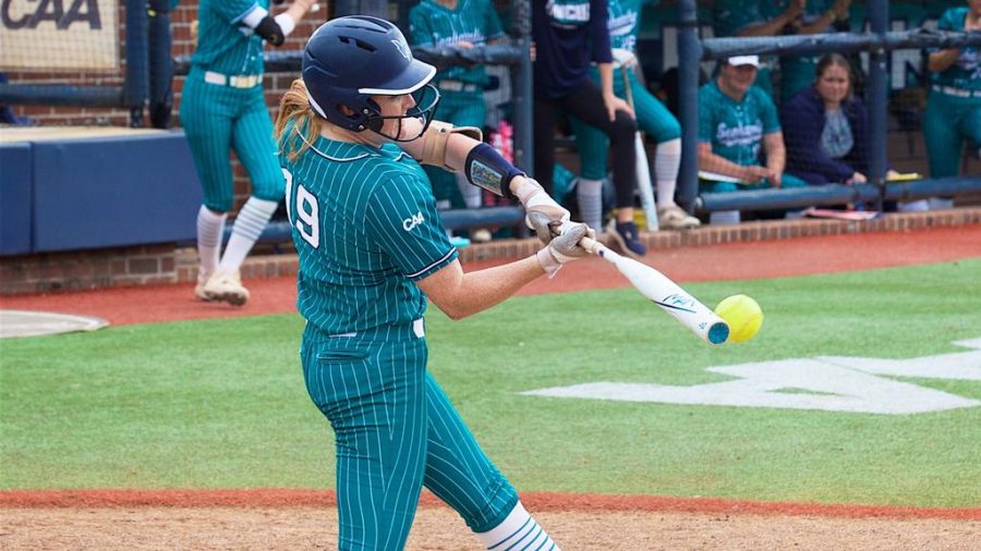 Seahawk Lauren Cope during the game against NC A&T on Sunday, March 26. (Douglas Neeb/UNCW)