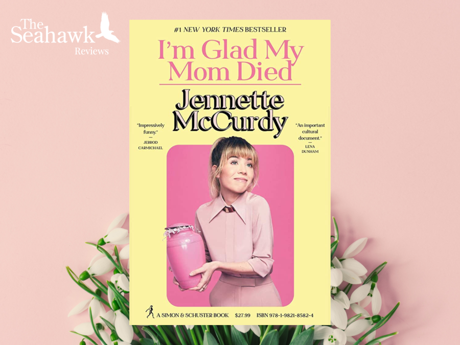 Cover art for Im Glad My Mom Died by Jenette McCurdy. (Simon & Schuster/graphic by Nate Mauldin)