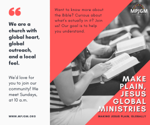 Make Plain, Jesus Global Ministries