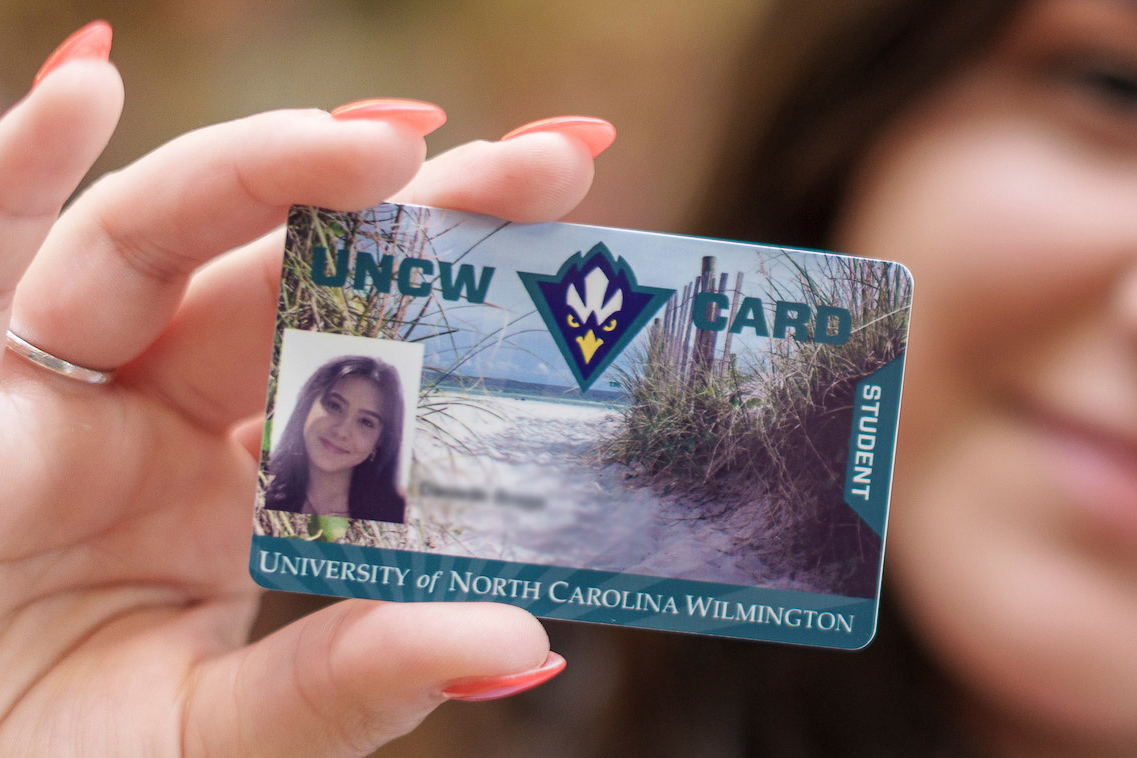 UNCW OneCards can now be used as a form of ID when voting in North Carolina. The state began requiring a form of photo ID to vote in 2023. (UNCW)