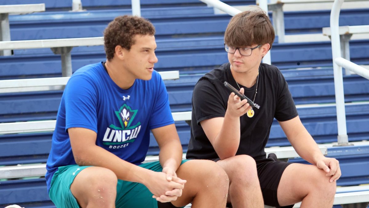 Sports Editor Ryan Wiener sits down with Men’s Soccer Player Jacob Randolph. (Brandon Sans/UNCW)