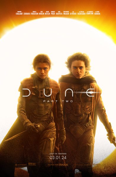 Poster art for Dune: Part Two. (Courtesy of Warner Bros. Pictures)