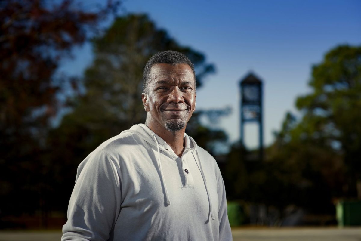 Jason Mott ’06, ’08M, author and an associate professor in UNCW’s Department of Creative Writing, has been selected to receive a 2024 Creative Writing Fellowship from the National Endowment for the Arts. (Jeff Janowski/UNCW)