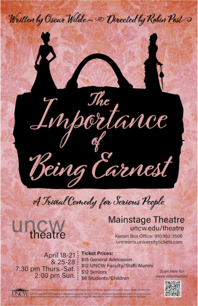 What do a misplaced handbag, multiple cases of mistaken identity and Bunburying have in common? UNCW Mainstage Theatre’s latest production, “The Importance of Being Earnest.” (Courtesy of UNCW Department of Theatre)