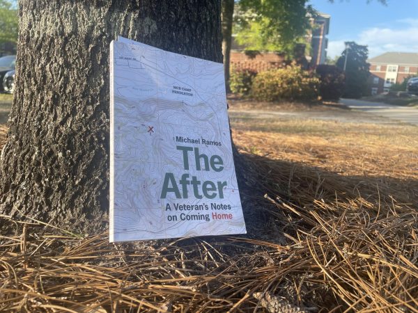 The After by Michael Ramos beneath a tree. (Anna Ford)