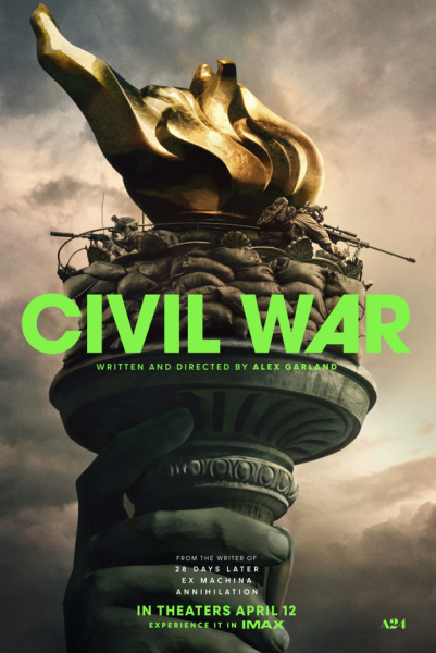 A poster for the 2024 film Civil War. (Courtesy: A24)