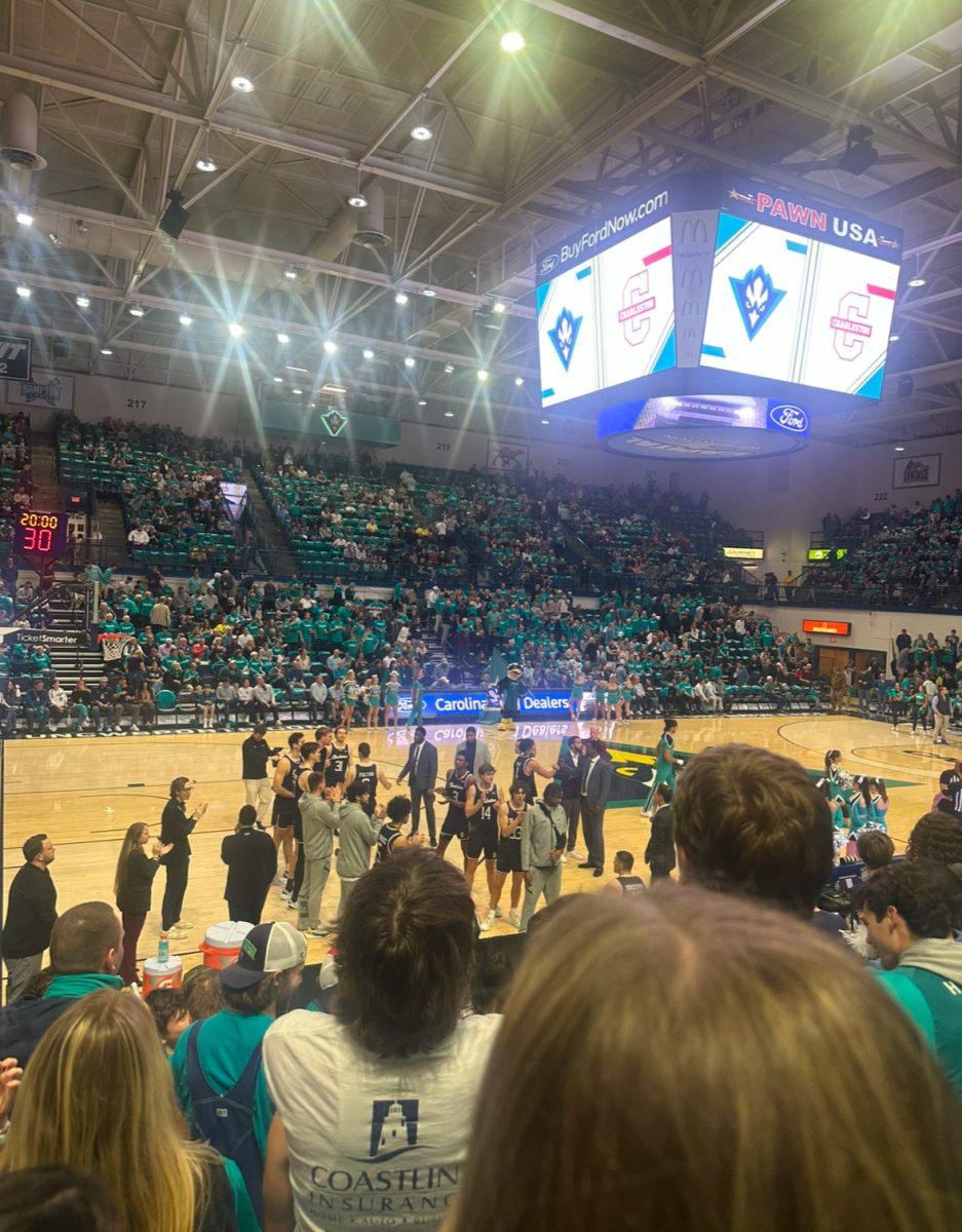 UNCW versus Charleston at Trask Coliseum (Sophie Barton/The Seahawk).  