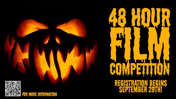 Promotional flyer for 48 Hour Film Competition (Courtesy of UNCW Randall Library's MakerStudio). 