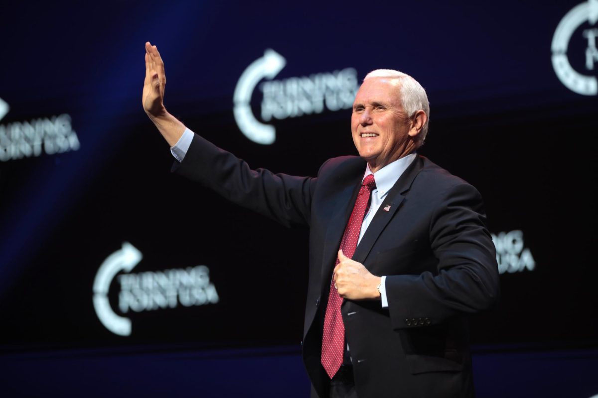 Vice President Mike Pence speaking at the 2020 Student Action Summit hosted by Turning Point USA in West Palm Beach, Fla. (Gage Skidmore/Flickr.com CC BY-SA 2.0).