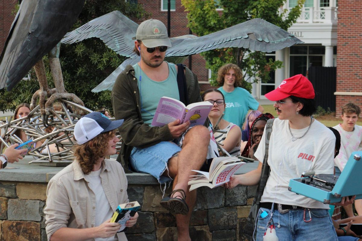 Contestants being performative males together (Max Matthews/The Seahawk).